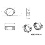 34mm montageringen | korte Picatinny QD basis 