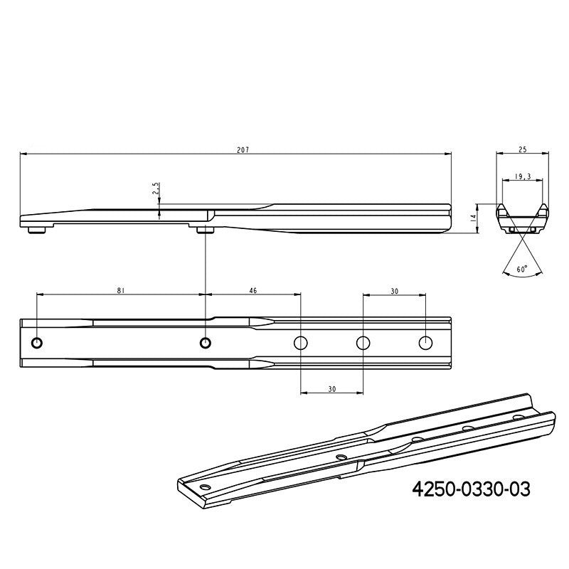 Adaptateur pour InfiRay Rico RL 42, RH 50 | Base Blaser 