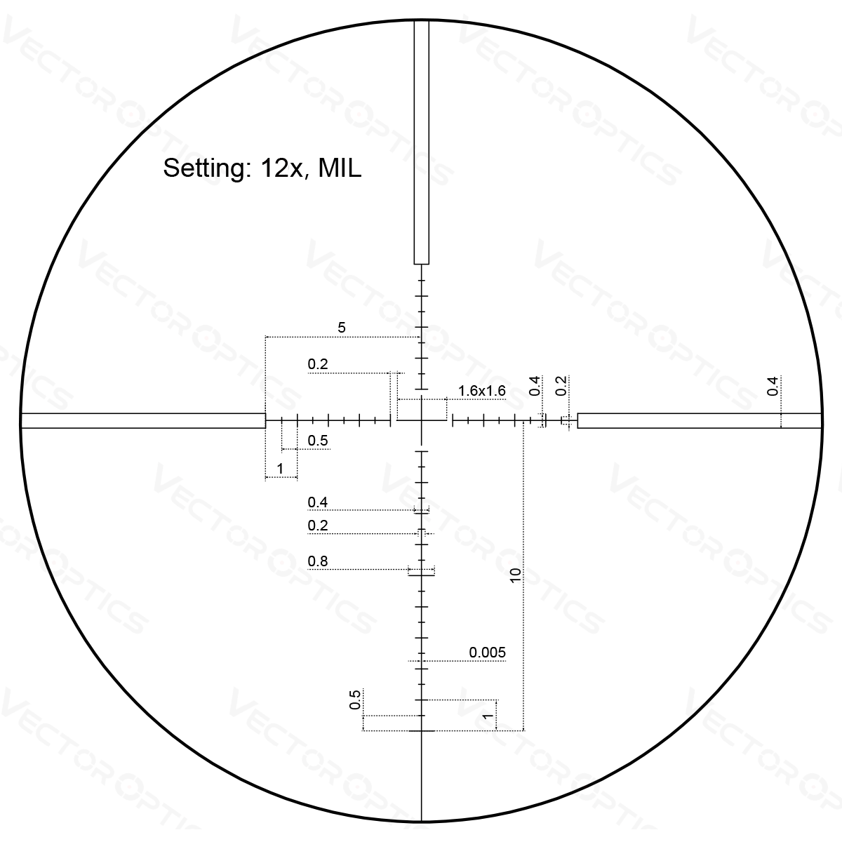 Vector Optics Veyron 3-12x44 SFP compact lunette de tir 