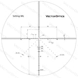 Vector Optics Veyron 6-24x44 IR Premier Plan Focal Illuminé lunette de tir 